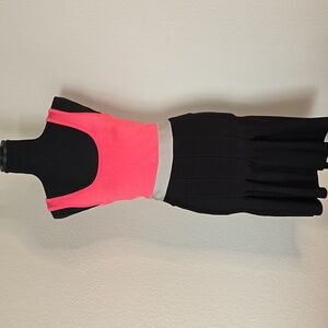 Bebe Pink and Black Tennis type Dress in Size M